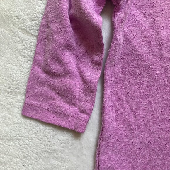 Carter’s Baby Girl Outfit Size 9M | Purple Bodysuit + Corduroy Jumper Dress GUC - Picture 14 of 16